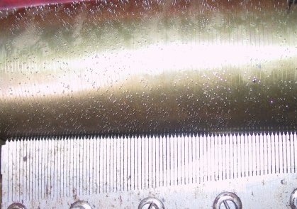 Pinning on a cylinder music box