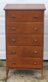 an image of Edison Cylinder Record Cabinet, Five Drawer