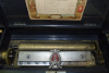 a third thumbnail of Six tune Swiss music box, tremolo zither