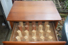 a second thumbnail of Solid oak cylinder record cabinet
