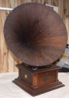 a second thumbnail of Victor III with wooden horn for sale