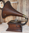a third thumbnail of Victor III with wooden horn for sale